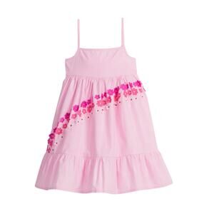 BISBY ARIEL DRESS - PINK FLOWER POWER NWT‎ size 8